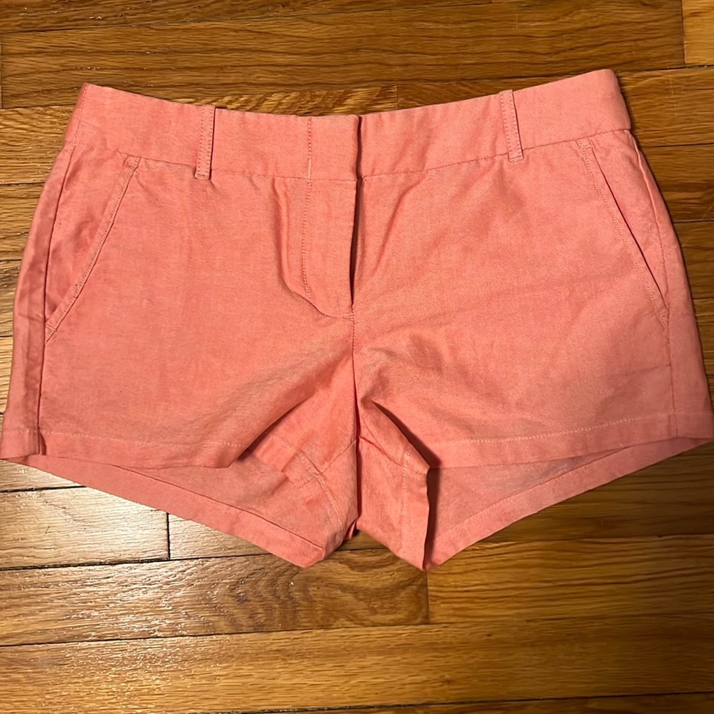 J. Crew Shorts pink/salmon color size 6
